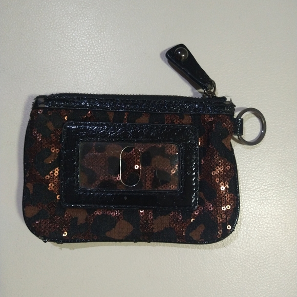 Free With Purchase Betsey Johnson change purse card key chain holder Wallet - Picture 4 of 16